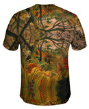 Henri Rousseau - "Tiger in a Tropical Storm" (1891)