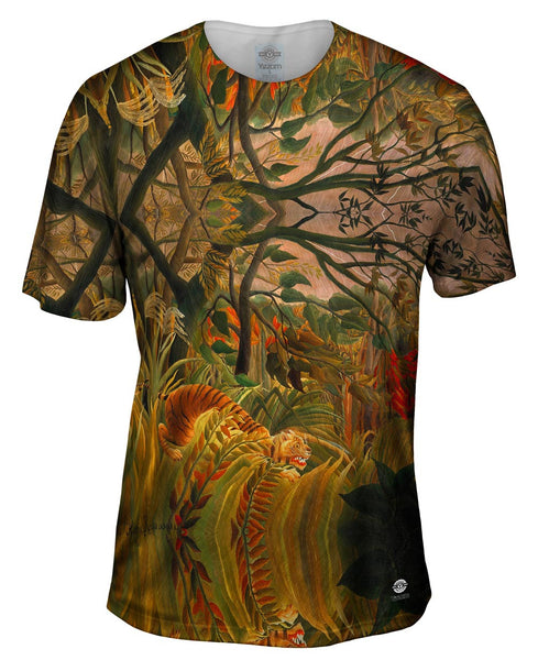 Henri Rousseau - "Tiger in a Tropical Storm" (1891)&nbsp;Mens T-Shirt