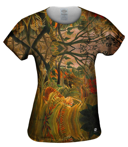 Henri Rousseau - "Tiger in a Tropical Storm" (1891) Womens Top
