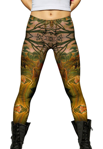 Henri Rousseau - "Tiger in a Tropical Storm" (1891)&nbsp;Womens Leggings