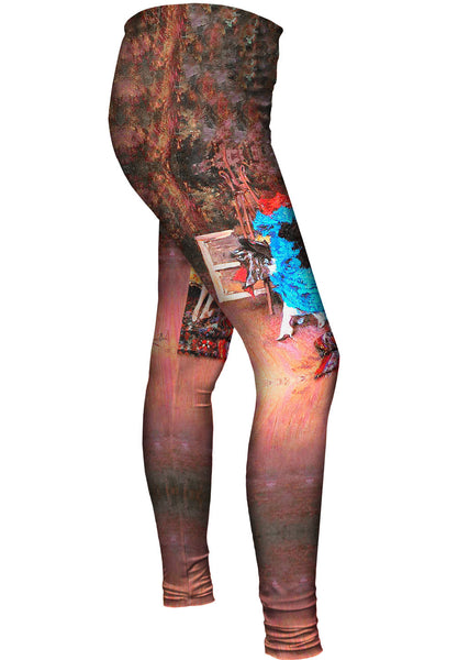 Giovanni Boldini - "The Model and the Mannequin" (1873)&nbsp;Womens Leggings