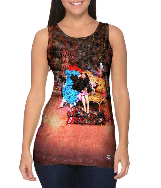 Giovanni Boldini - "The Model and the Mannequin" (1873)&nbsp;Womens Tank Top