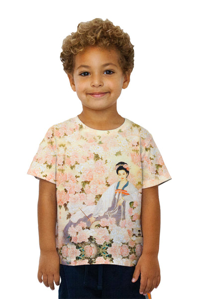 Kids Wang Mei Fang & Zhao Guo Jing - "Chinese paintings of women"&nbsp;Kids T-Shirt