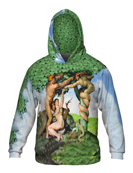 Michalangelo - "Adam And Eva" (1512)&nbsp;Mens Hoodie Sweater
