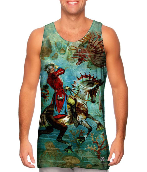 Gottfried Franz - "Baron Munchhausen Underwater" (1896)&nbsp;Mens Tank Top