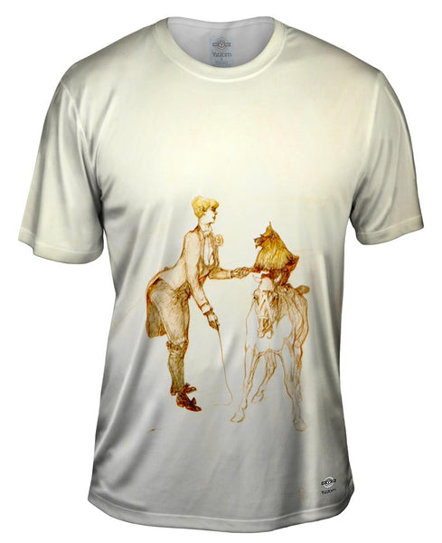 Henri de Toulouse-Lautrec - "At the Circus The Animal Trainer" (1899)&nbsp;Mens T-Shirt