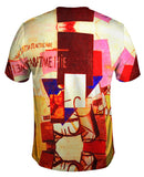 Kazimir Malevich - "Composition with the Mona Lisa" (1914)