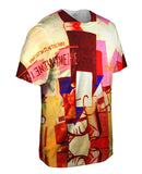 Kazimir Malevich - "Composition with the Mona Lisa" (1914)