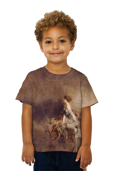 Kids Giovanni Boldini - "Portrait Of Princess Marthe Lucile Bibesco " (1911)&nbsp;Kids T-Shirt