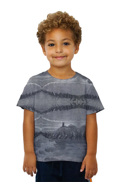 Kids Gustave Dore - "The Divine Comedy, Paradiso, Canto 18" Kids T-Shirt