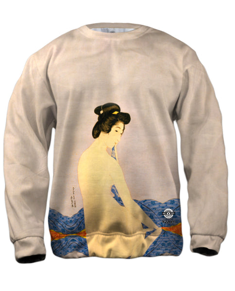 Woman After Bath - "Hashiguchi Goyo Woman After Bath1920" (1920) Mens Sweatshirt