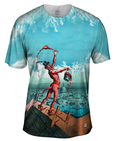 Grant E. Hamilton - "I_#_ll Paint The Town Red" (1885)&nbsp;Mens T-Shirt