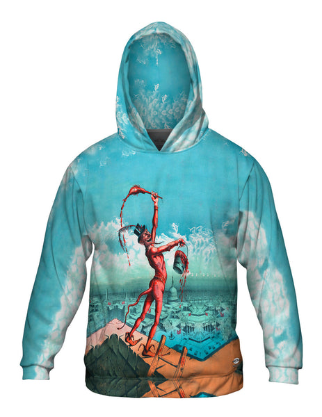 Grant E. Hamilton - "I_#_ll Paint The Town Red" (1885)&nbsp;Mens Hoodie Sweater