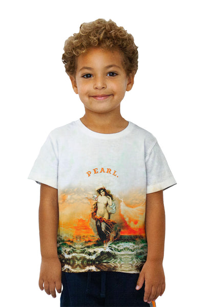 Kids Pearl Tobacco Label  - "Trialsanderrors" (1871) Kids T-Shirt