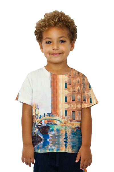 Kids John Singer Sargent - "Ponte San Giuseppe Di Castello Venice"&nbsp;Kids T-Shirt