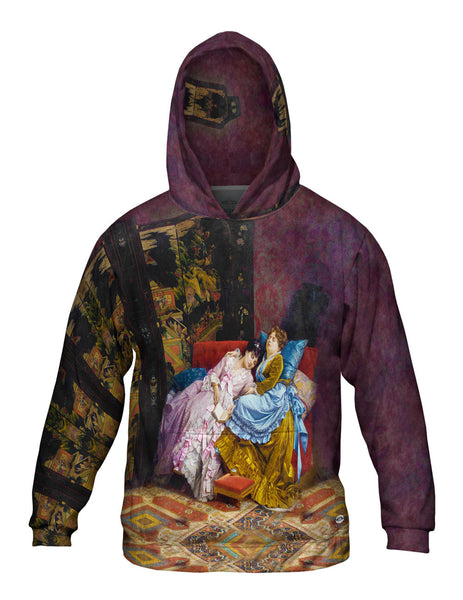 Auguste Toulmouche - "An Afternoon Idyll"&nbsp;Mens Hoodie Sweater