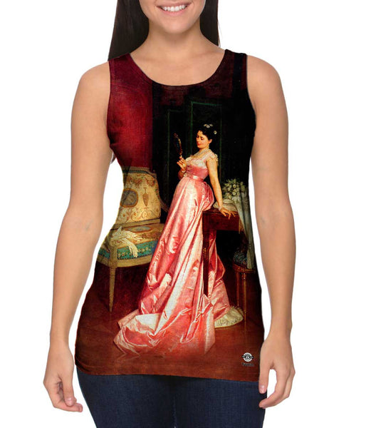 Auguste Toulmouche - "The Admiring Glance" Womens Tank Top