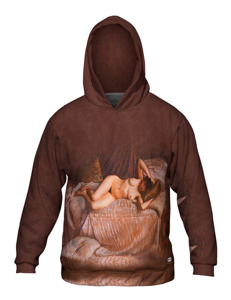 Caillebotte Gustave - "Femme Nue Etendue Sur Un Divan" Mens Hoodie Sweater
