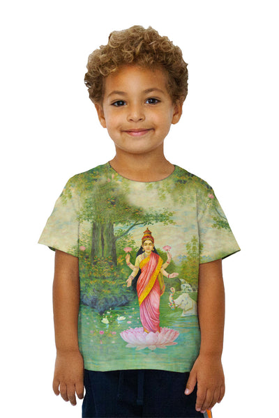 Kids Raja Ravi Varma - "Lakshmi" Kids T-Shirt