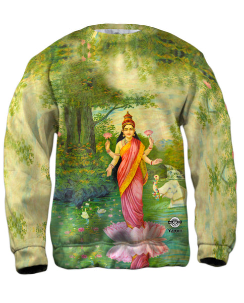 Raja Ravi Varma - "Lakshmi"&nbsp;Mens Sweatshirt