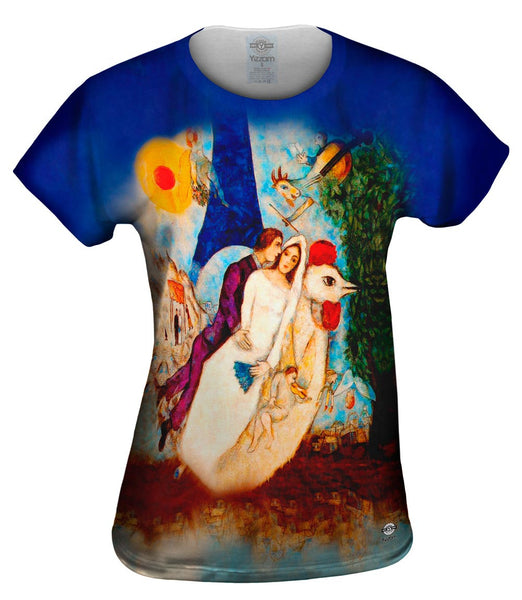 Marc Chagal - "The Betrothed And Eiffel Tower" (1913) Womens Top