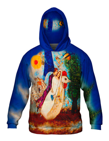 Marc Chagal - "The Betrothed And Eiffel Tower" (1913)