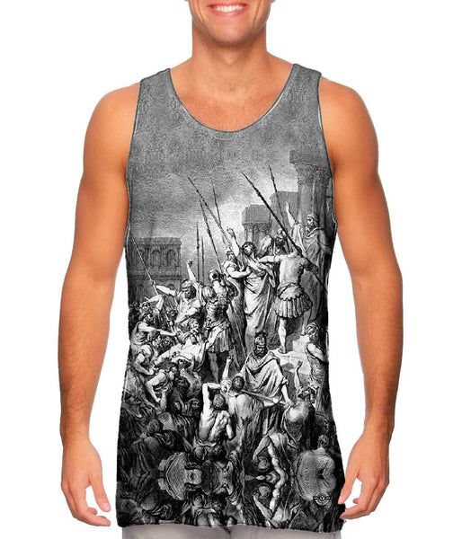 Gustave Dore - "St Paul Rescued From The Multitude" (1891) Mens Tank Top