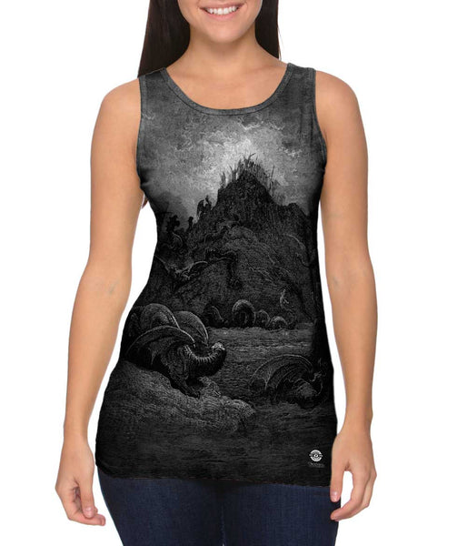 Gustave Dore - "Paradise Lost" Womens Tank Top