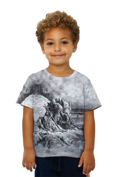 Kids Gustave Dore - "Gaining Converts" (1891) Kids T-Shirt