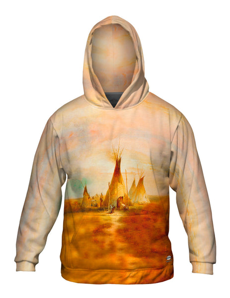 Karld Bodmer - "Sioux Teepee From Volume 1 Of Travels In The Interior Of North America" (1833)&nbsp;Mens Hoodie Sweater