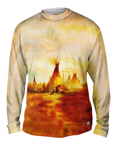 Karld Bodmer - "Sioux Teepee From Volume 1 Of Travels In The Interior Of North America" (1833)