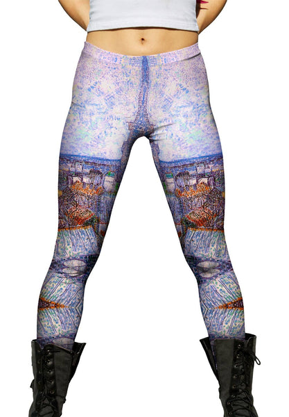 Vincent Van Gogh  - "View From Vincents Room In The Rue Lepic"&nbsp;Womens Leggings