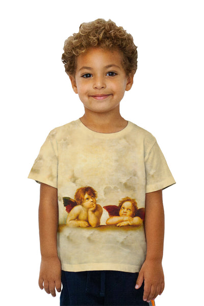 Kids Raphael - "Sistine Madonna Group Of Angels"&nbsp;Kids T-Shirt