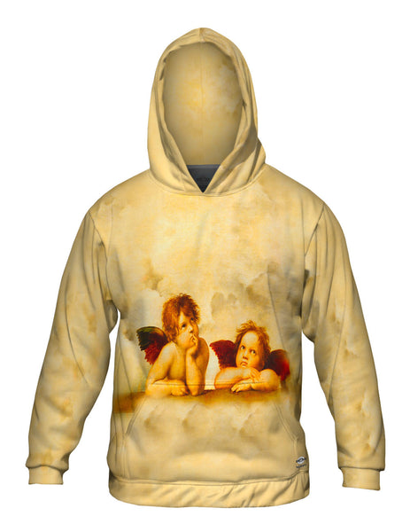 Raphael - "Sistine Madonna Group Of Angels" Mens Hoodie Sweater