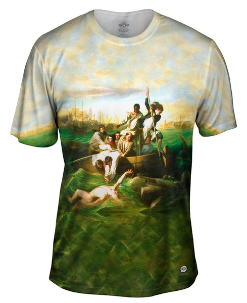 John Singleton Copley - "Watson And The Shark 1778" Mens T-Shirt