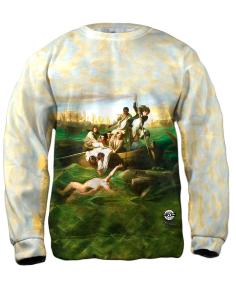 John Singleton Copley - "Watson And The Shark 1778"&nbsp;Mens Sweatshirt