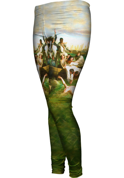 John Singleton Copley - "Watson And The Shark 1778"&nbsp;Womens Leggings