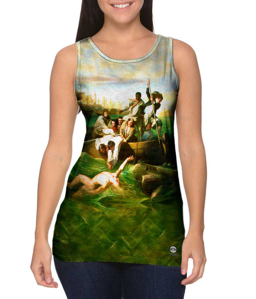 John Singleton Copley - "Watson And The Shark 1778"&nbsp;Womens Tank Top