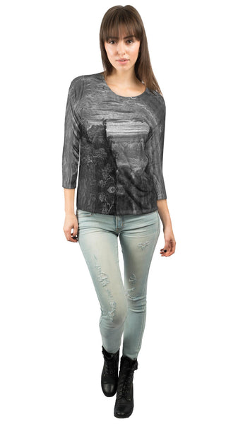 Gustave Dore - "Paradise Lost 5" Womens 3/4 Sleeve