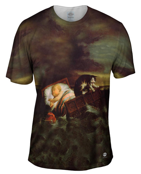 Sir Lawrence Alma-Tadema - "The Inundation of The Biesbosch in 1421" (1856)&nbsp;Mens T-Shirt