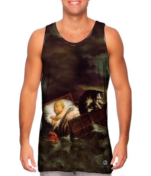 Sir Lawrence Alma-Tadema - "The Inundation of The Biesbosch in 1421" (1856)&nbsp;Mens Tank Top
