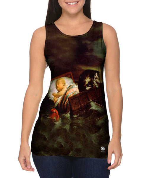 Sir Lawrence Alma-Tadema - "The Inundation of The Biesbosch in 1421" (1856)&nbsp;Womens Tank Top