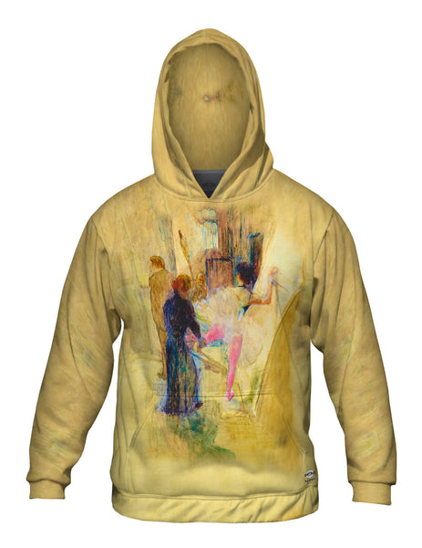 Henri de Toulouse-Lautrec - "Behind The Scene" (1898)&nbsp;Mens Hoodie Sweater