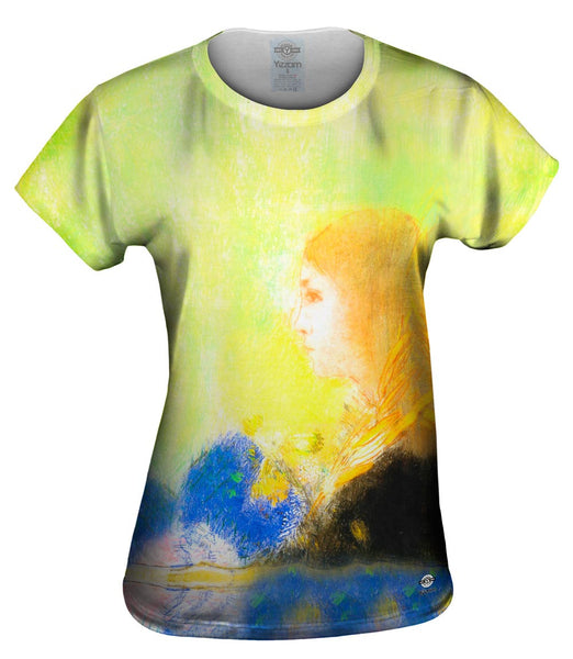 Odilon Redon - "Profile Of A Young Girl" Womens Top
