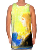 Odilon Redon - "Profile Of A Young Girl"