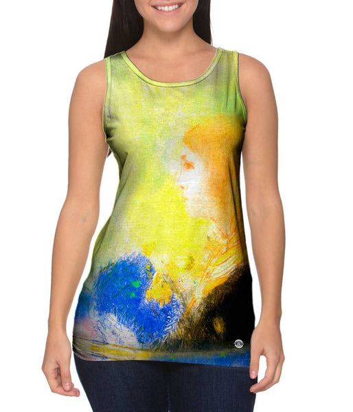 Odilon Redon - "Profile Of A Young Girl"&nbsp;Womens Tank Top