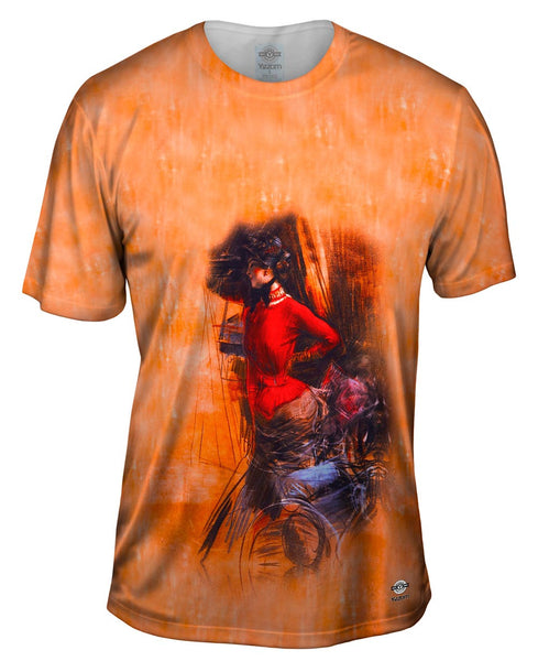 Giovanni Boldini - "Lady In Red Coat" (1878)&nbsp;Mens T-Shirt
