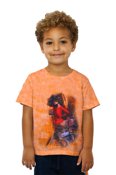 Kids Giovanni Boldini - "Lady In Red Coat" (1878)&nbsp;Kids T-Shirt