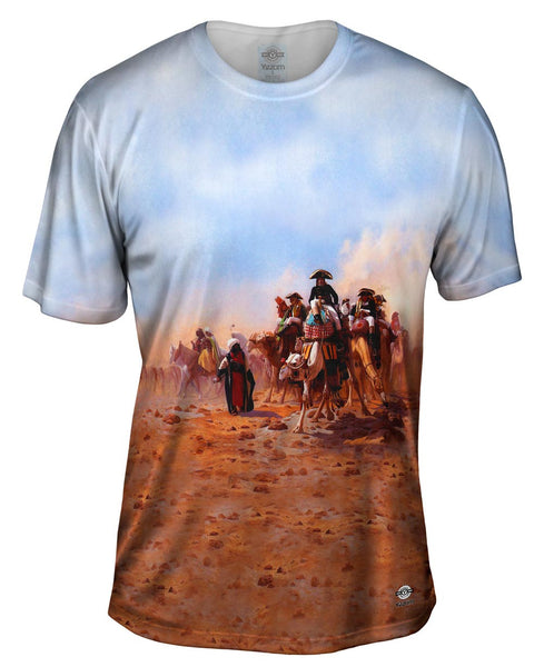 Jeanleon Gerome - "General Bonaparte With His Military Staff In Egypt" (1863)&nbsp;Mens T-Shirt
