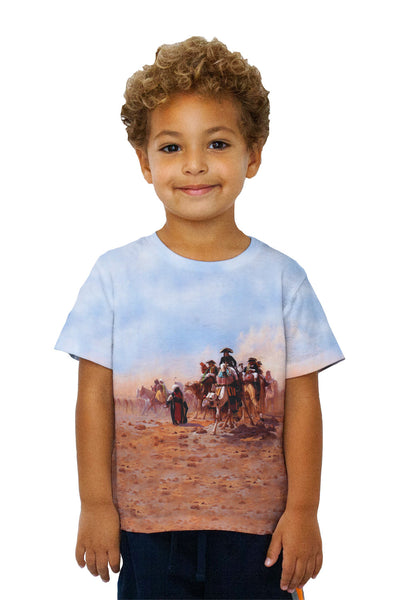 Kids Jeanleon Gerome - "General Bonaparte With His Military Staff In Egypt" (1863)&nbsp;Kids T-Shirt